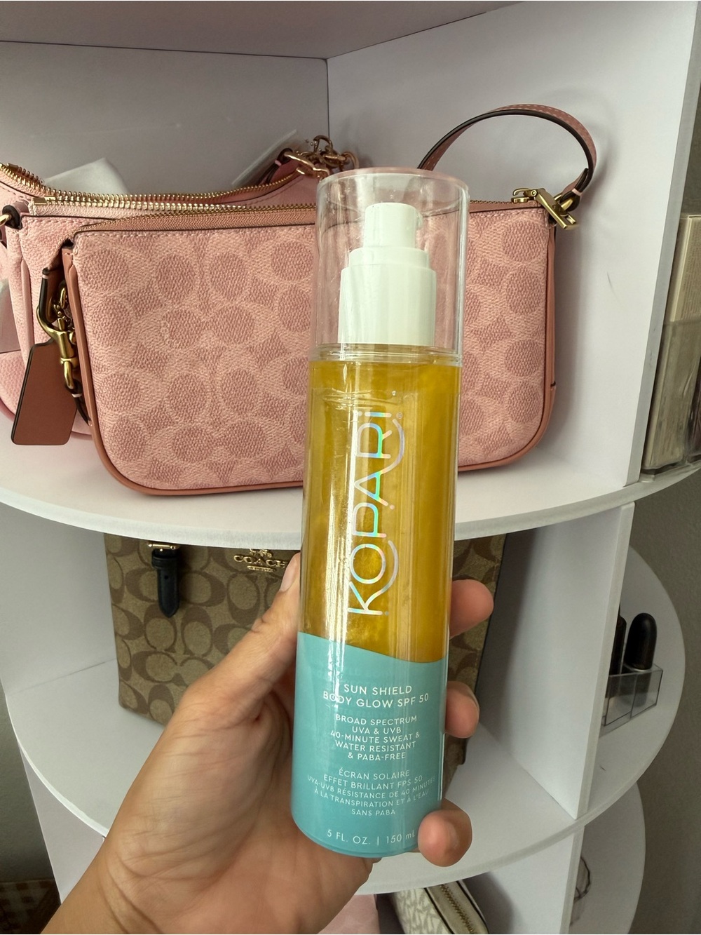 Kopari Golden Body Glow SPF 50 with Aqua Label